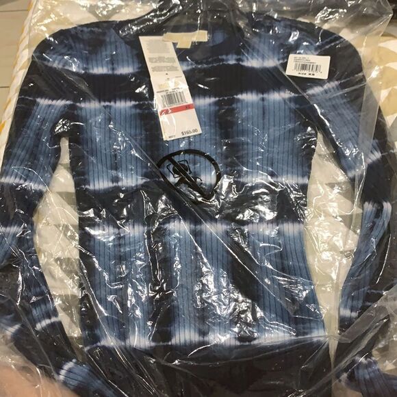 MICHAEL KORS Tie-Dye Stretch-Viscose Sweater NWT - Picture 9 of 9